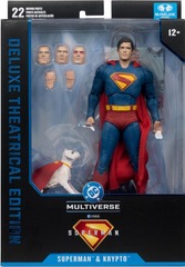 DC Multiverse - Superman movie - Deluxe Theatrical Edition Superman & Krypto 7in Action Figure